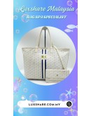 GOYARD SAINT LOUIS PM TOTE IN WHITE (BAG SPA CLEANING, NANO RESTORATION)