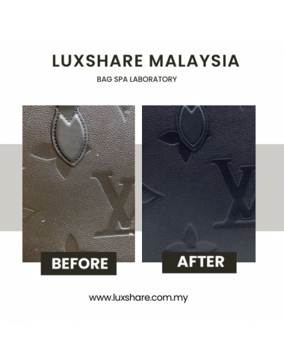 LOUIS VUITTON ON THE GO BLACK LEATHER BASIC SPA CLEANING