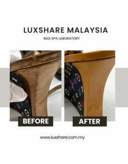 LOUIS VUITTON HEEL BLACK MULTICOLOR NANO RESTORATION 