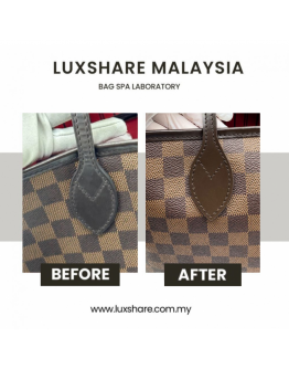 LOUIS VUITTON MM NEVERFULL IN DAMIER EBENE NANO RESTORATION