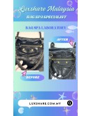 BALENCIAGA GIANT 12 GOLD CITY BAG IN BLACK LAMBSKIN LEATHER (BAG SPA CLEANING, TREATMENT&CARE)