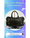 BALENCIAGA GIANT 12 GOLD CITY BAG IN BLACK LAMBSKIN LEATHER (BAG SPA CLEANING, TREATMENT&CARE)