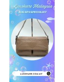 BALLY VINTAGE BEIGE LEATHER SHOULDER BAG (BAG SPA CLEANING, NANO RESTORATION)