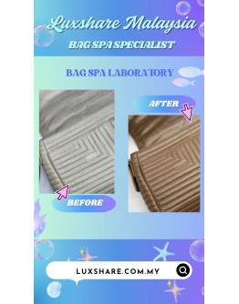  BALLY SHOULDER BAG IN OFF WHITE''NANO RESTORE AND BAG SPA SERVICE''