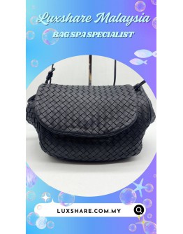 BOTTEGA VENETA INTRRCCIATO WOVEN LEATHER BAG (BAG SPA CLEANING,NANO RESTORATION)