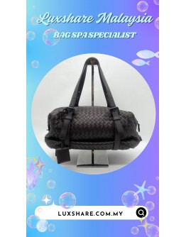 BOTTEGA VANETA INTRECCIATO WOVEN LEATHER HANDLE BAG (BAG SPA CLEANING,COLOR TOUCH UP)