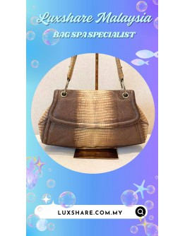 BOTTEGA VENETA LIMITED EDITION SHOULDER BAG (BAG SPA CLEANING,HARDWARE POLISH)