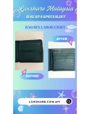 BOTTEGA VENETA WALLET BIFOLD ( BAG SPA CLEANING, LEATHER REPLACEMENT)