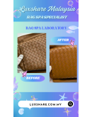 BOTTEGA VANETA SHOULDER BAG IN BROWN " NANO RESTORE AND BAG SPA SERVICE"