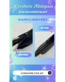 BOTTEGA VANETA CLUTCH IN BLACK" NANO RESTORE AND TREATMENT LEATHER"