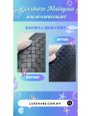 BOTTEGA VANETA CLUTCH IN BLACK" NANO RESTORE AND TREATMENT LEATHER"