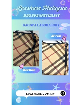 BURBERRY NOVA CHECK SMALL CANTERBURY TOTE BAG (BAG SPA CLEANING, TREATMENT&CARE)