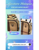 BURBERRY NOVA CHECK TOTE BAG (BAG SPA CLEANING,LEATHER REPLACEMENT)