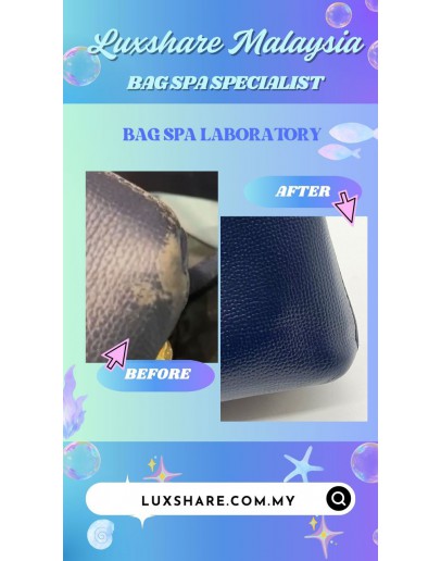 BURBERRY SMALL BANNER TOTE BAG (TOUCH UP CORNER PART&HANDLE PART, BAG SPA CLEANING)