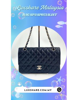 CHANEL CLASSIC FLAP BAG IN BLACK (BAG SPA CLEANING, TREATMENT & CARE)