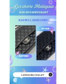 CHANEL CLASSIC FLAP BAG IN BLACK (BAG SPA CLEANING, TREATMENT & CARE)