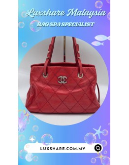 CHANEL ONTHEROAD TOTE BAG (BAG SPA CLEANING,NANO RESTORATION)
