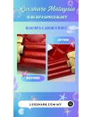 CHANEL BOY BAG IN QUILTED RED LEATHER (BAG SPA CLEANING,NANO RESTORATION)