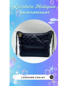 CHANEL GABRIELLE HOBO BAG IN BLACK (BAG SPA CLEANING,TREATMENT AND CARE)
