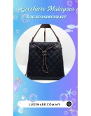 CHANEL CC BUCKET BAG CAVIAR LEATHER IN BLACK (BAG SPA CLEANING,NANO RESTORATION)