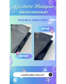CHANEL BLACK LAMBSKIN CC MARK CHUNKY CHAIN TOTE (BAG SPA CLEANING,COLOR TOUCP UP)