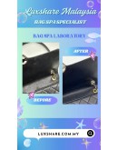 CHANEL CLASSIC FALP BAG (BAG SPA CLEANING,COLOR TOUCH UP)