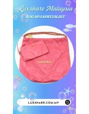 CHANEL 22 HANDBAG IN PINK SHINY CALFSKIN (BAG SPA CLEANING,NANO RESTORATION)