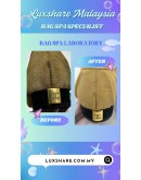 CHANEL LEATHER BALLET FALTS IN BEIGE AND BLACK (SPA CLEANING,TREATMENT AND CARE)