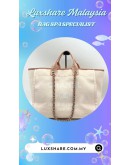 CHANEL DEAUVILLE SHOPPING BAG (BAG SPA CLEANING,TREATMENT AND CARE)