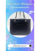 CHANEL BLACK CAVIAR GRAND SHOPPING TOTE BAG (BAG SPA CLEANING,TREATMENT AND CARE)