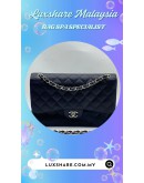 CHANEL CLASSIC FLAP BAG IN BLACK (BAG SPA CLEANING,TREATMENT AND CARE)