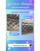 CHANEL JUMBO DOUBLE FLAP SHOULDER BAG IN BLACK (NANO RESTORATION, BAG SPA CLEANING)