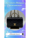 CHANEL MATELASSE TOP HANDLE CHAIN SHOULDER BAG (NANO RESTORATION, BAG SPA CLEANING)