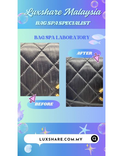 CHANEL MATELASSE TOP HANDLE CHAIN SHOULDER BAG (NANO RESTORATION, BAG SPA CLEANING)