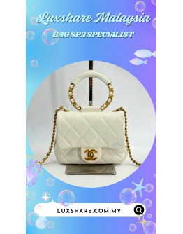 CHANEL CALFSKIN QUILTED SQUARE BAG(BAG SPA CLEANING,TREATMENT AND CARE)