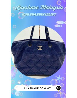 CHANEL ON THE ROAD TOTE BAG (BAG SPA CLEANING,NANO RESTORATION)