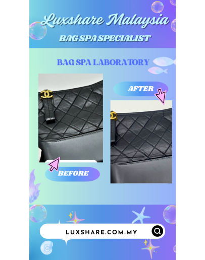 CHANEL GABRIELLE IN LAMBSKIN " BAG SPA SERVICE AND TREATMENT LEATHER"