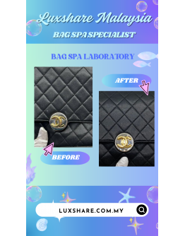 CHANEL FLAP BAGS IN DUAL TONED HARDWARE" BAG SPA SERVICE AND TREATMENT LEATHER"