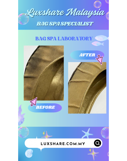 CHANEL BALLET FLAT SHOE" DEEP CLEANING AND TREATMENT LEATHER"