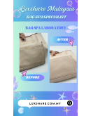 CHANEL LARGE DEAUVILLE LIGHT PINK BAG"DEEP CLEANING AND BAG SPA SERVICE"