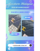 CHANEL TRENDY CC FLAP WITH TOP HANDLE LAMBSKIN LEATHER" NANO RESTORE AND GOLD PLATED"
