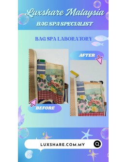 COACH PATCHWORK MINI BOSTON BAG (BAG SPA CLEANING,TREATMENT&CARE)