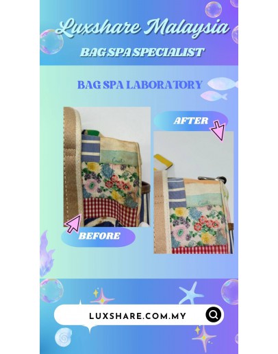 COACH PATCHWORK MINI BOSTON BAG (BAG SPA CLEANING,TREATMENT&CARE)