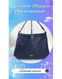 COACH LEATHER HOBO BAG (BAG SPA CLEANING, ZIP REPLACEMENT)