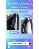 COACH LEATHER HOBO BAG (BAG SPA CLEANING, ZIP REPLACEMENT)