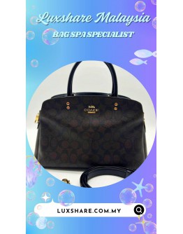 COACH LILLIE CARRYALL IN SIGNATURE CANVAS (BAG SPA CLEANING,TREATMENT&CARE)