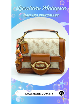 COACH HERO SHOULDER BAG " HARDWARE REPLACEMENT AND BAG SPA SERVICE "