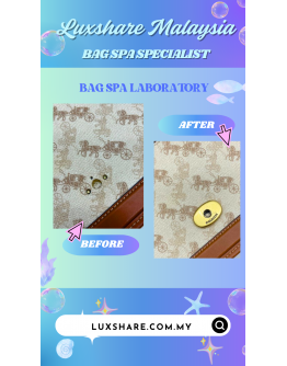 COACH HERO SHOULDER BAG " HARDWARE REPLACEMENT AND BAG SPA SERVICE "