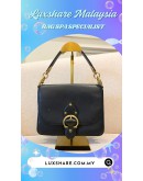 COACH BUTTERFLY APPLIQUE SWAGGER 27 TOP HANDLE BAG IN BLACK CALFSKIN LEATHER''HANDLE HOOK LEATHER REPLAMENT AND BAG SPA''