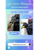 COACH BUTTERFLY APPLIQUE SWAGGER 27 TOP HANDLE BAG IN BLACK CALFSKIN LEATHER''HANDLE HOOK LEATHER REPLAMENT AND BAG SPA''